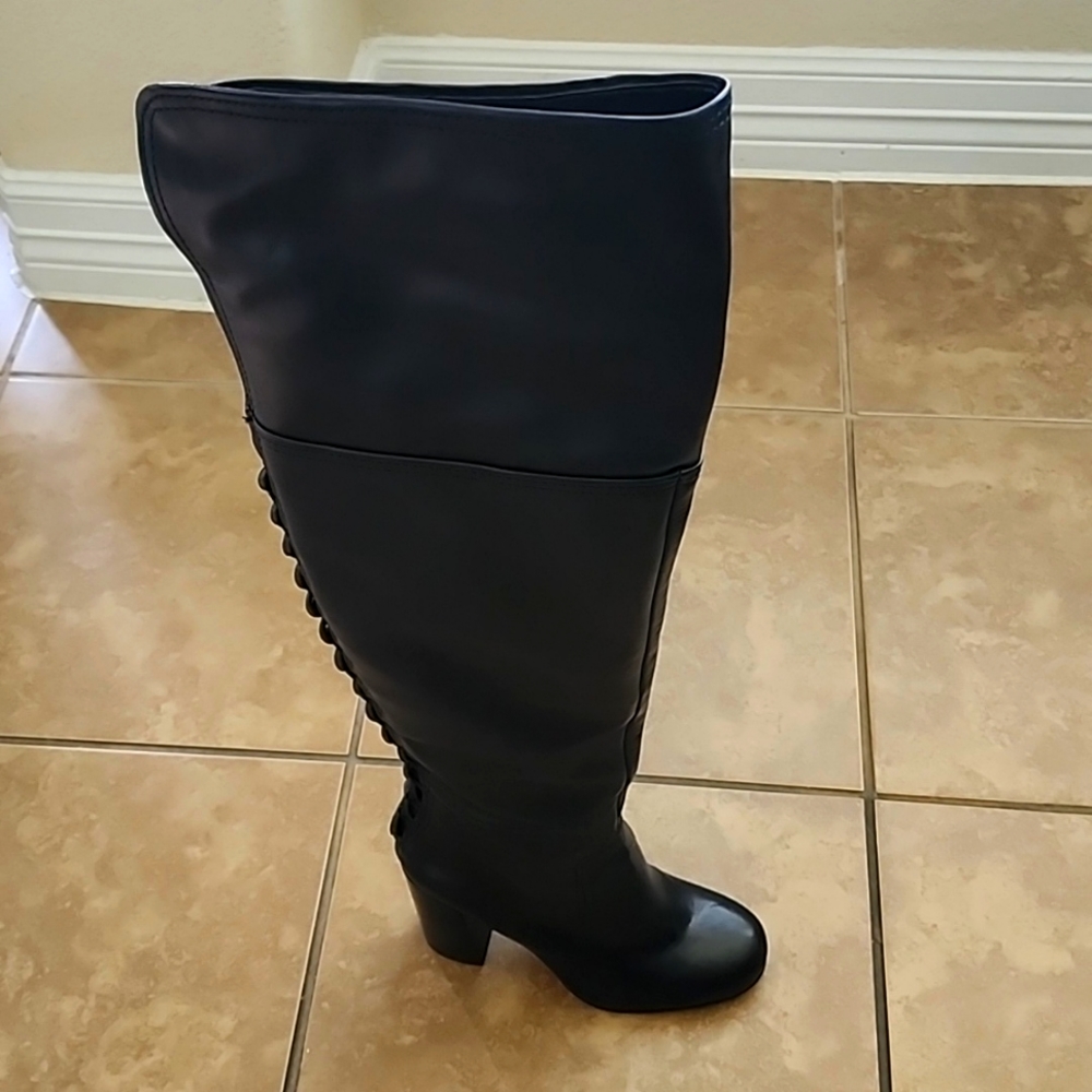 Vince Camuto black butter calf boots